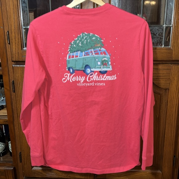 Vineyard Vines Christmas van Christmas tree long sleeve t-shirt size XL - Picture 7 of 8